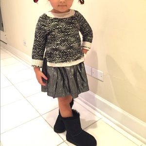 Baby Gap metallic skirt